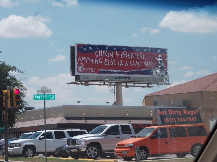 funny sign in texas