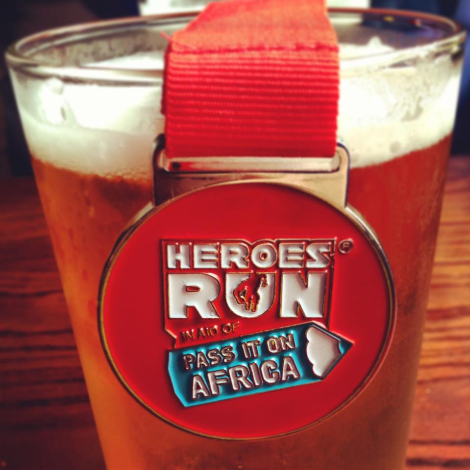 Heroesrun first pint