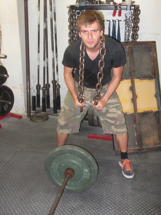 Chain in the gym Chain in the gym