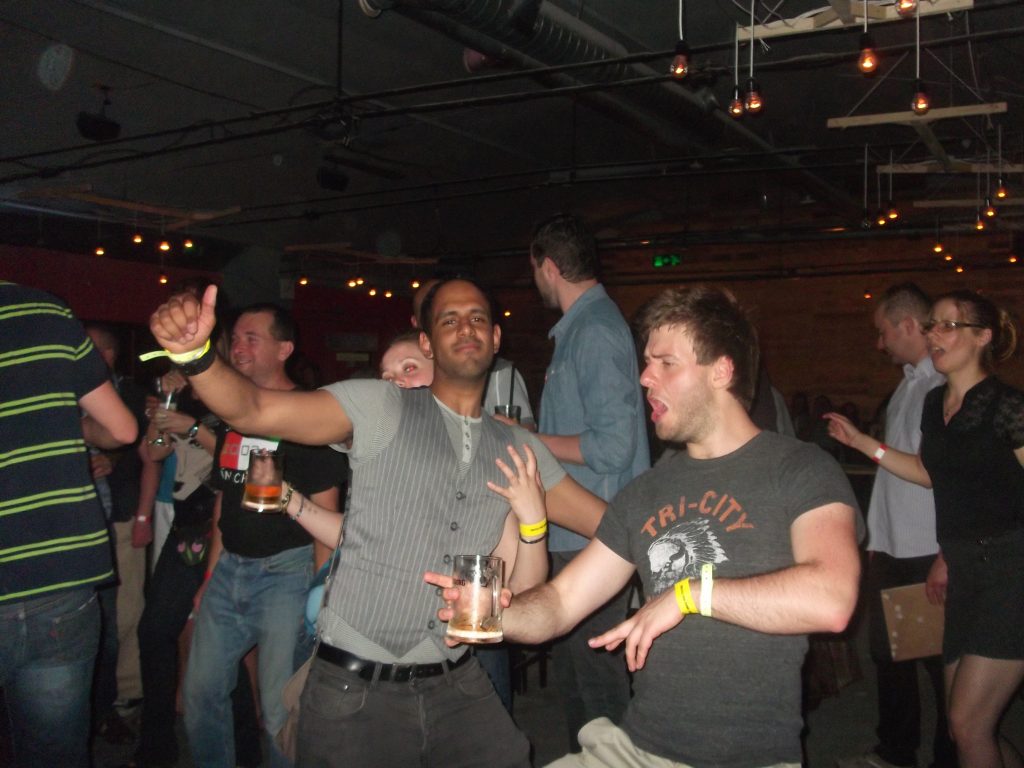 me and kunal dancing