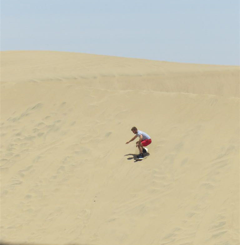 sandboarding in huacachina