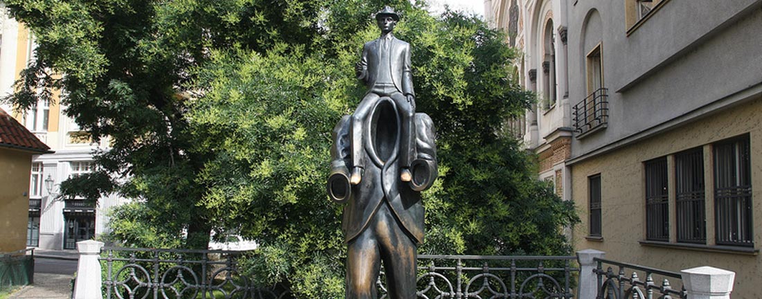 Memorial to Franz Kafka 