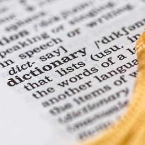 dictionary