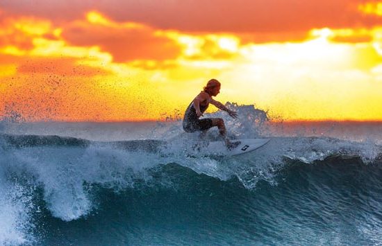 surfing in weligama