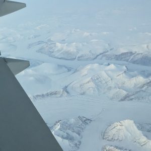 Flying Over Snow