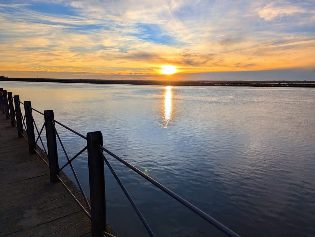 sunset huelva