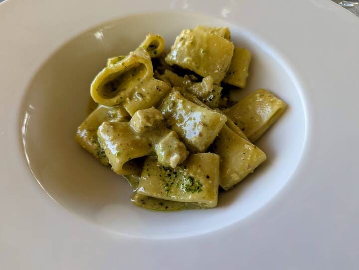 fresh pasta dish