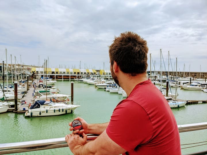 Boat Watch With A Drink