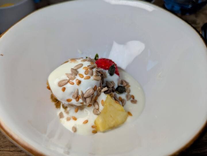 yogurt and fruit