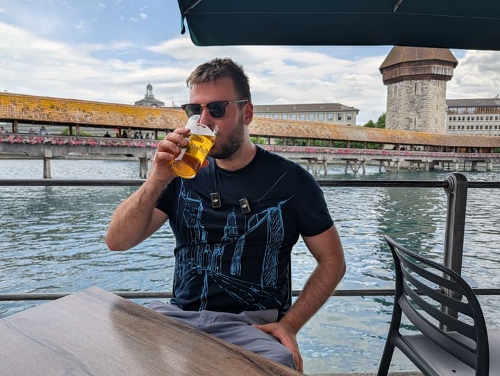 drinking in Switzerland